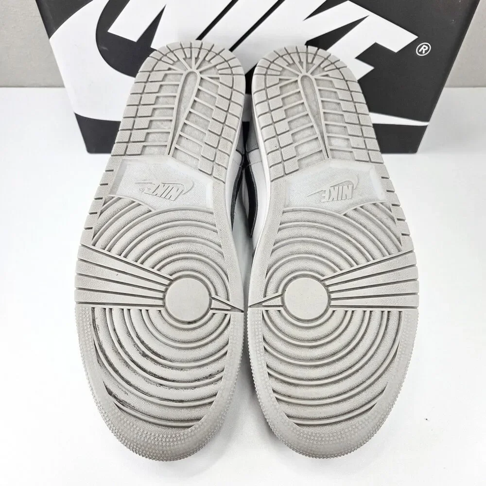Air Jordan 1 Retro Low OG Barons White Wolf Grey Black CZ0790-110 Sz 13